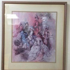 Framed Print - D.W. Sheffler Watercolor Painting 26x28 inches